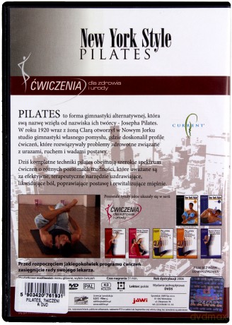 Pilates, ćwiczenia [DVD]