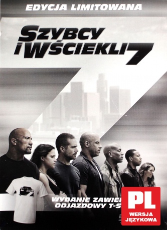 Szybcy i wściekli 7 + T-shirt [DVD]+[GADŻET]