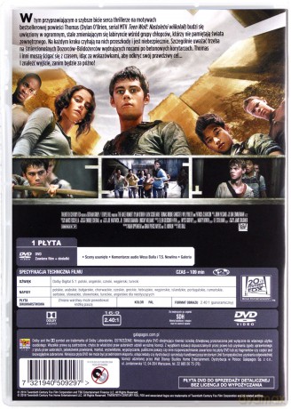Więzień labiryntu [DVD]