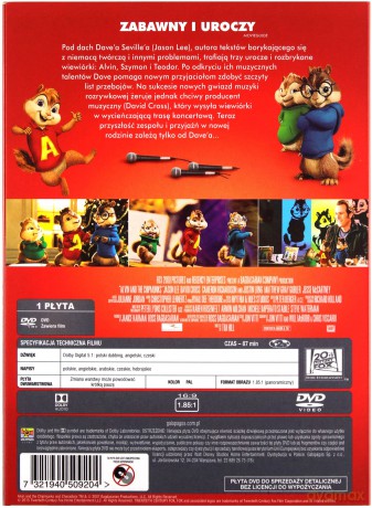 Alvin i wiewiórki [DVD]
