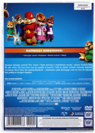 Alvin i wiewiórki 2 [DVD]