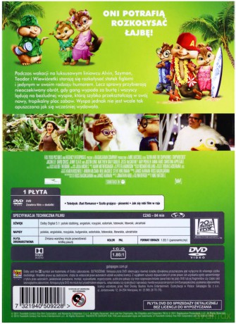 Alvin i Wiewiórki 3 [DVD]