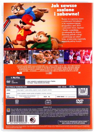 Alvin i wiewiórki: Wielka wyprawa [DVD]