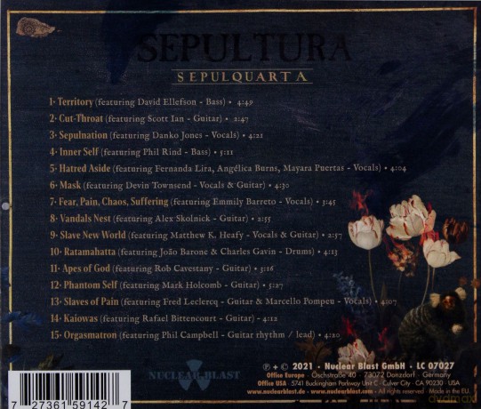 Sepultura: SepulQuarta [CD]