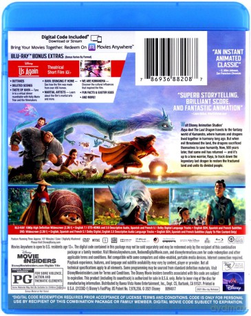 Raya and the Last Dragon (Raya i ostatni smok) (Disney) [Blu-Ray]