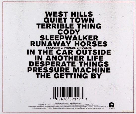 Killers: Pressure Machine [CD]