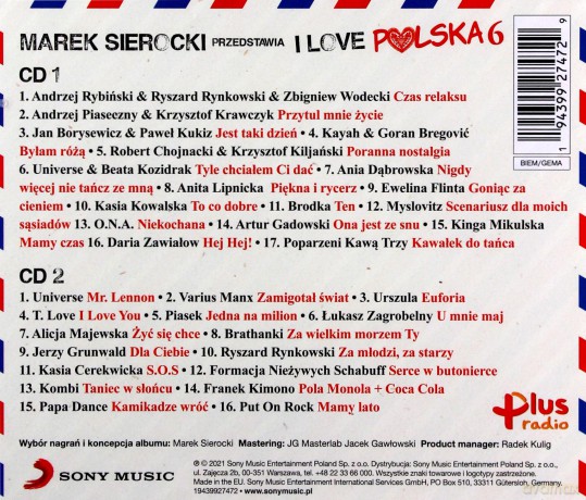 Marek Sierocki Przedstawia: I Love Polska vol. 6 [2CD]