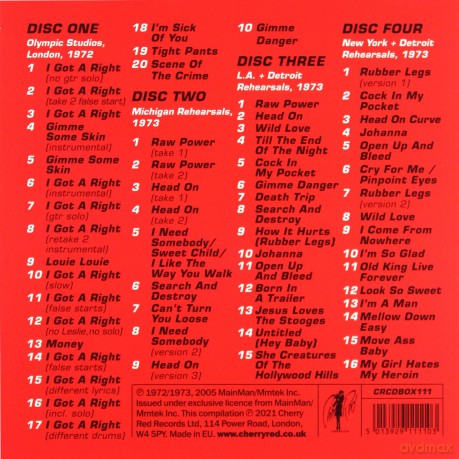 Iggy And The Stooges: Born In A Trailer [4CD]