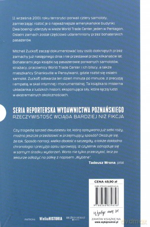 11 września. Dzień, w którym zatrzymał się świat - Mitchell Zuckoff [KSIĄŻKA]