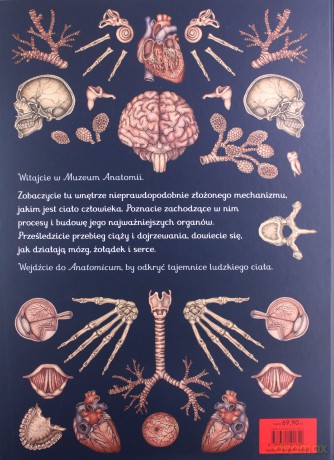 Anatomicum. Muzeum Anatomii - Jennifer Paxton, Katy Wiedemann [KSIĄŻKA]
