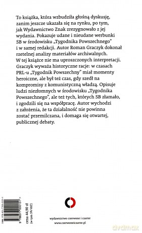 Cena Przetrwania SB Wobec Tygodnika Powszechnego - Roman Graczyk [KSIĄŻKA]