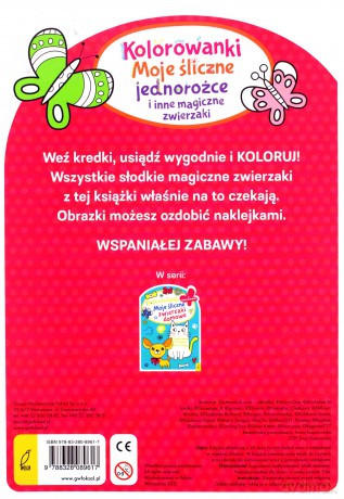 Kolorowanka z wykrojnikiem. Moje śliczne jednorożce i inne magiczne zwierzaki [KSIĄŻKA]