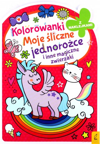 Kolorowanka z wykrojnikiem. Moje śliczne jednorożce i inne magiczne zwierzaki [KSIĄŻKA]