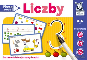 Liczby. Piszę i zmazuję. Kapitan Nauka - Ewa Norman, Hubert Bobrowski [KSIĄŻKA]