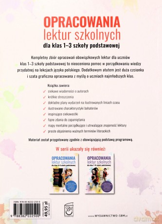 Opracowania lektur szkolnych dla klas 1-3 szkoły podstawowej - Agnieszka Nożyńska-Demianiuk [KSIĄŻKA]