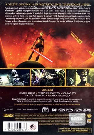 Gwiezdne Wojny: Wojny Klonów sezon 1 odcinki 6-10 (Star Wars) [DVD]