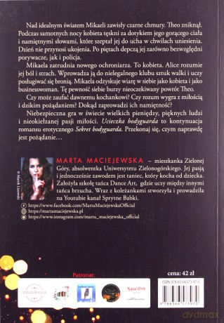Ucieczka bodyguarda - Marta Maciejewska [KSIĄŻKA]