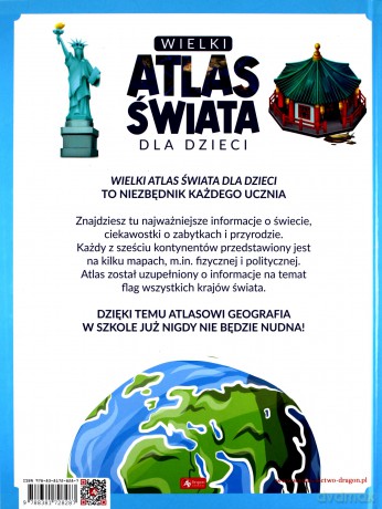 Wielki atlas świata dla dzieci [KSIĄŻKA]