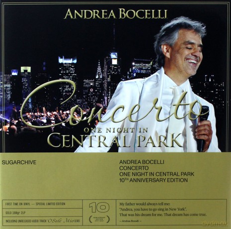 Andrea Bocelli: Concerto: One Night In Central Park 10th Anniversary [2xWinyl]