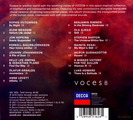 Voces 8: Infinity [CD]
