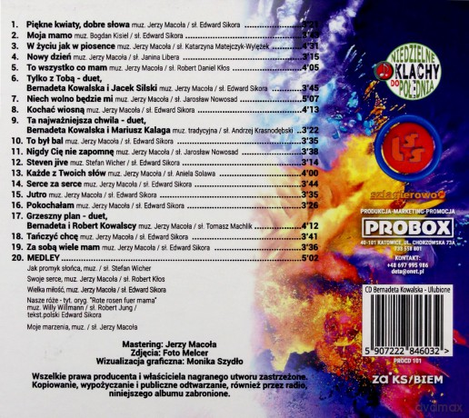 Bernadeta Kowalska: Ulubione [CD]