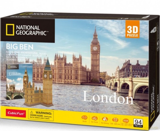 CUBIC FUN Puzzle 3D National Geographic Big Ben [PUZZLE]