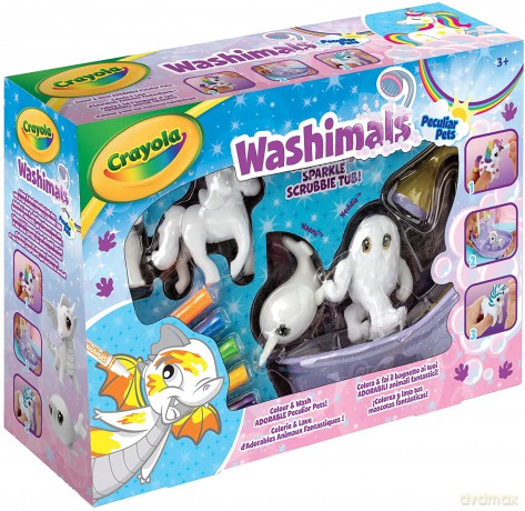 Figurki baśniowe zwierzątka do kolorowania Washimals