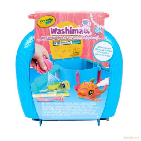 Figurki morskie zwierzątka do kolorowania Washimals
