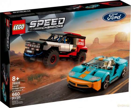 LEGO Speed Champions Ford GT Heritage Heritage Edition i Bronco R (76905) [KLOCKI]