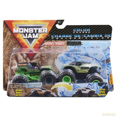 Pojazdy Monster Jam 1/64 Diecast 2-pak