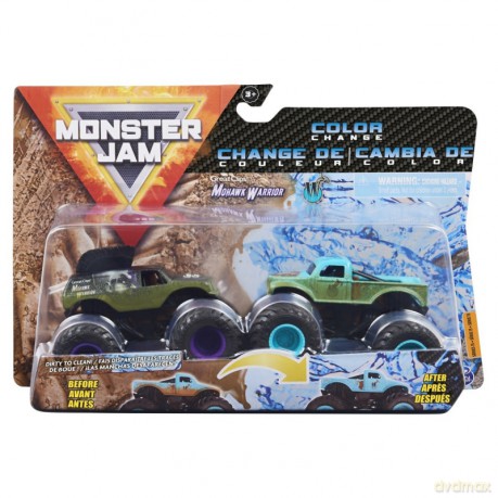 Pojazdy Monster Jam 1/64 Diecast 2-pak