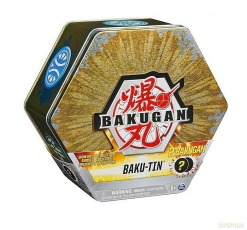 Pojemnik z figurkami Bakugan Geogan Baku-Tin złoty Seria 3 GML [FIGURKA]