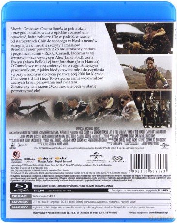 Mumia: Grobowiec Cesarza Smoka (Platinum Collection) [Blu-Ray]