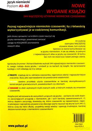 144 najczęściej używane niemieckie czasowniki. Na skróty do znajomości niemieckiego - Agnieszka Drummer, Richard Boehnke [KSIĄŻKA]