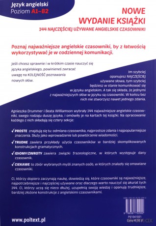 144 najważniejsze angielskie czasowniki. Na skróty do znajomości angielskiego - Agnieszka Drummer, Beata Williamson [KSIĄŻKA]