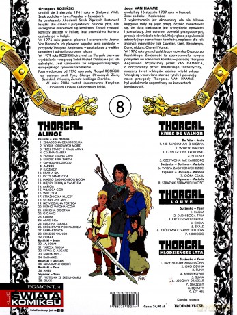 Alinoe. Thorgal (Tom 8) - Grzegorz Rosiński, Jean Van Hamme [KOMIKS]