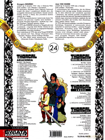 Arachnea. Thorgal (Tom 24) - Grzegorz Rosiński, Jean Van Hamme [KOMIKS]