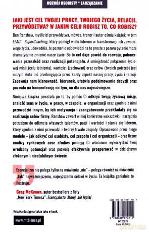 Cel, czyli o korzyściach ze skupienia się na tym, co najważniejsze - Ben Renshaw [KSIĄŻKA]