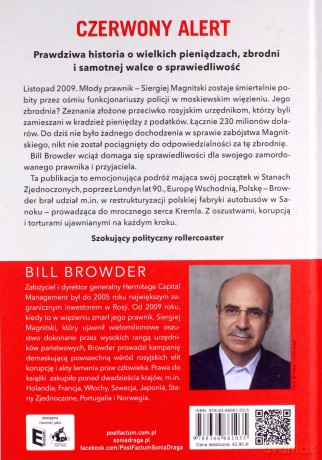 Czerwony alert. Jak zostałem wrogiem numer jeden Putina - Bill Browder [KSIĄŻKA]