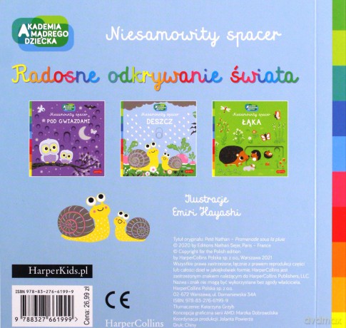 Deszcz. Akademia mądrego dziecka. Niesamowity spacer - Emiri Hayashi [KSIĄŻKA]
