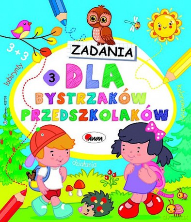 Dla bystrzaków przedszkolaków 3 - Piotr Kozera [KSIĄŻKA]