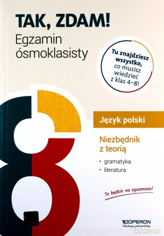 Egzamin ósmoklasisty 2022 Język polski niezbędnik z teorią [KSIĄŻKA]