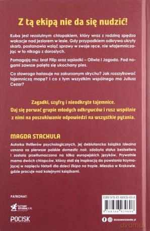 Ekipa na tropie. Tajemnica starej mapy - Magdalena Stachula [KSIĄŻKA]