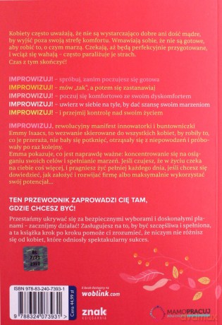 Improwizuj - Emma Isaacs [KSIĄŻKA]