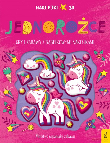 Jednorożce. Wypukłe naklejki [KSIĄŻKA]