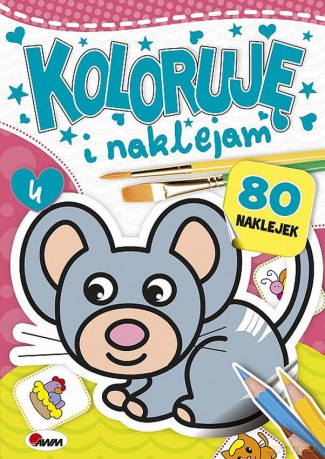 Koloruję i naklejam 4 - Piotr Kozera [KSIĄŻKA]
