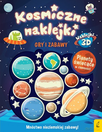 Kosmiczne naklejki. Gry i zabawy [KSIĄŻKA]