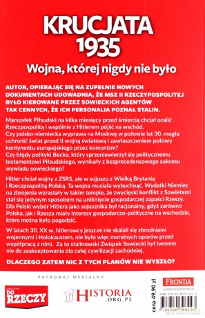 Krucjata 1935. Wojna której nigdy nie było - Marek Świerczek, Przedmowa Piotr Zychowicz [KSIĄŻKA]