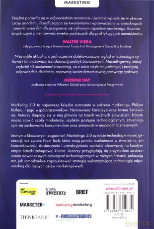 Marketing 5.0. Technologie Next Tech - Philip Kotler, Hermawan Kartajaya, Iwan Setiawan [KSIĄŻKA]
