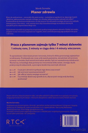 Metoda 7 kluczy. Planer zdrowia. 7 minut dziennie - Marek Zaremba [KSIĄŻKA]